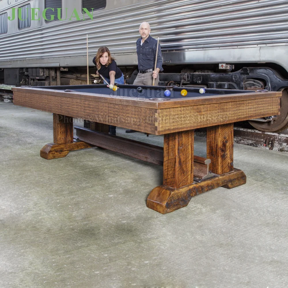 Classic 3 Piece 8 Ball Slate Billiard Pool Table for Sale
