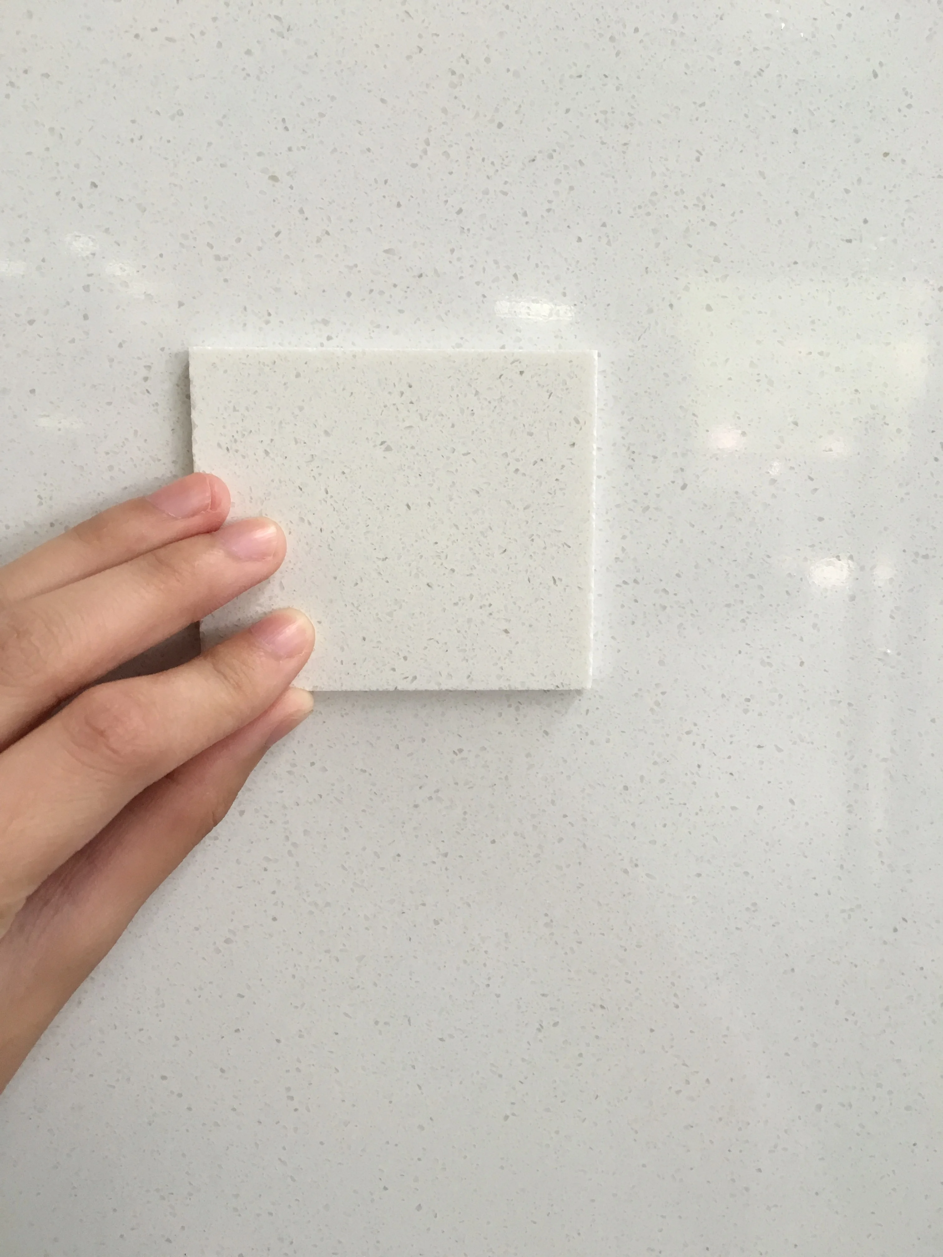 Everest White Crystal Small Spot Fine Grains Artificial Stone Slabs Quartz Stone Quartz Price for Projects