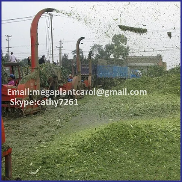 Straw Hay Grass Chopper Machine Corn Silage Cutting Machine