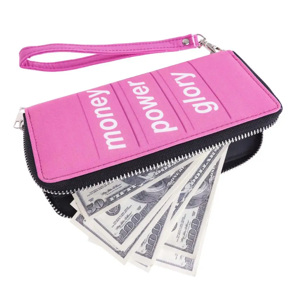 Wristlet Zipper Waterproof Long Wallet Coin Purse Card Holder Keychain Travel, Wholesale & OEM/ODM Welcome