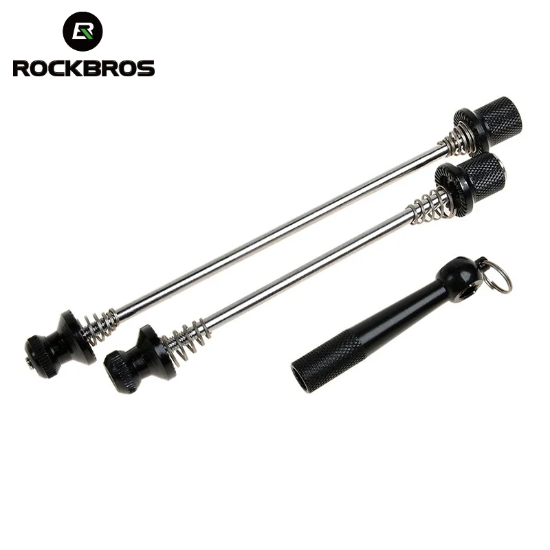 ROCKBROS 盗難防止 スキュワー ロードバイク MTB用 ロック機能付き