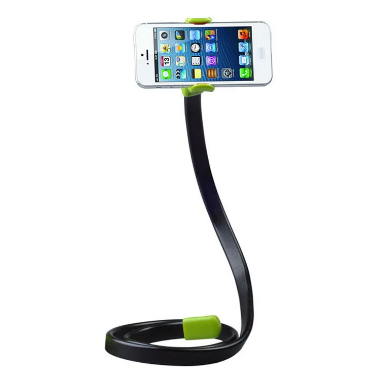 Universal 360 Rotating Snake Shaped Flexible Phone Arm Lazy Mobile Phone Clip Holder Stand