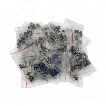 ELECTRONIC COMPONENTS ASSORTMENT PACK OF 50 ELECTROLYTIC CAPACITORS 