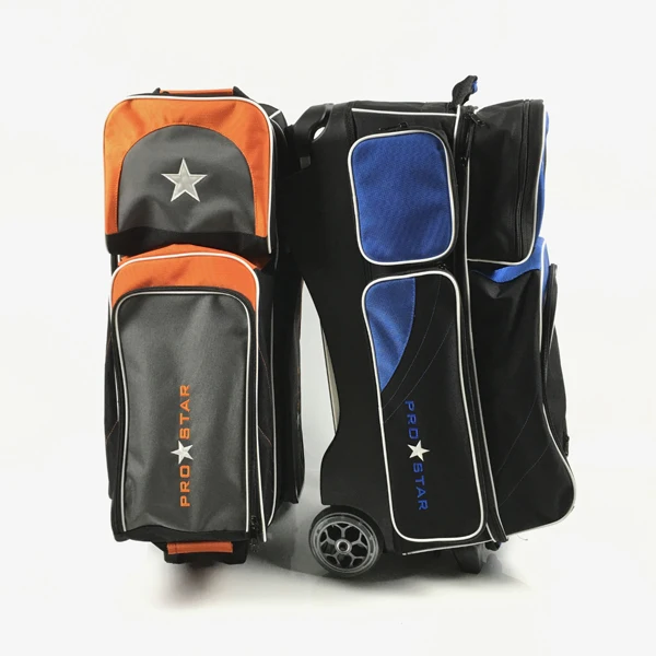 Bowling Ball Bags 3 Ball Roller Bowling Bag 3 Balls Bowling Roller Bag