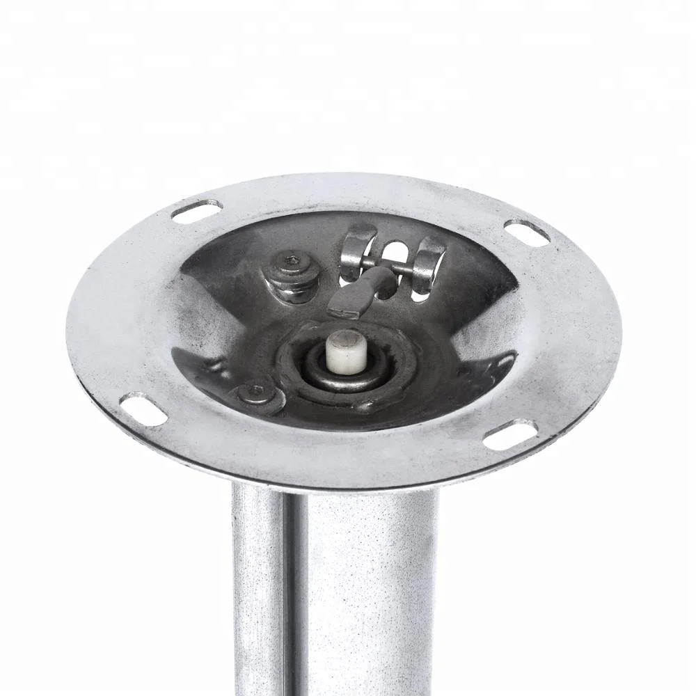 Flat Durable Counter Height Bar Stool Base Replacement Metal Bar Stool Base
