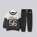 2016 Spring and Autumn Clothing Children Home Furnishing Suit Brand Boy Clothing Girl Clothing Cotton Long
