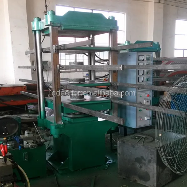 Hot Vulcanizing Press Rubber Tile Heat Curing Machine 220V New & Used Factory Applicable with Core Components Pump Motor PLC
