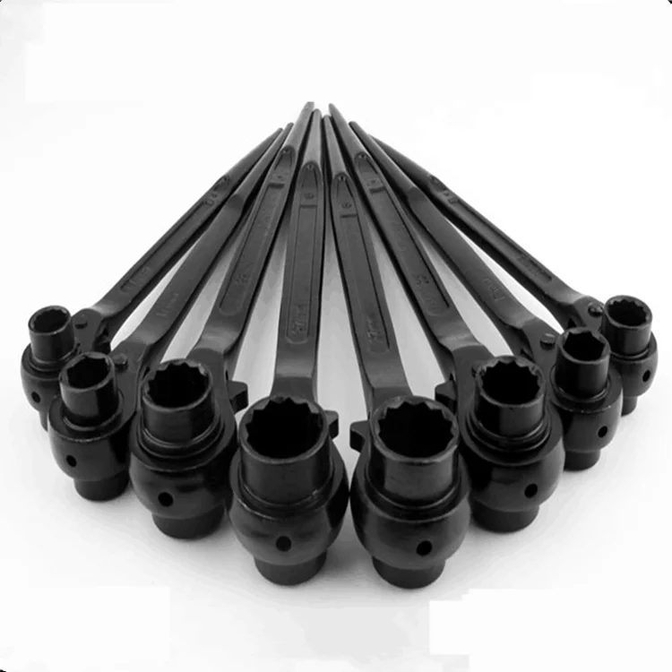 Black tail rachet wrench sharp tail rachet socket wrench Podger 17*19mm ...