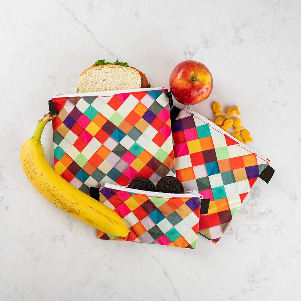 Многоразовые Пакеты-сэндвичи с застежкой-молнией для детей