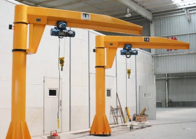 SZMC Brand Arm Column Movable Fixed Crane Mini Small Portable Jib Hoist for Lifting