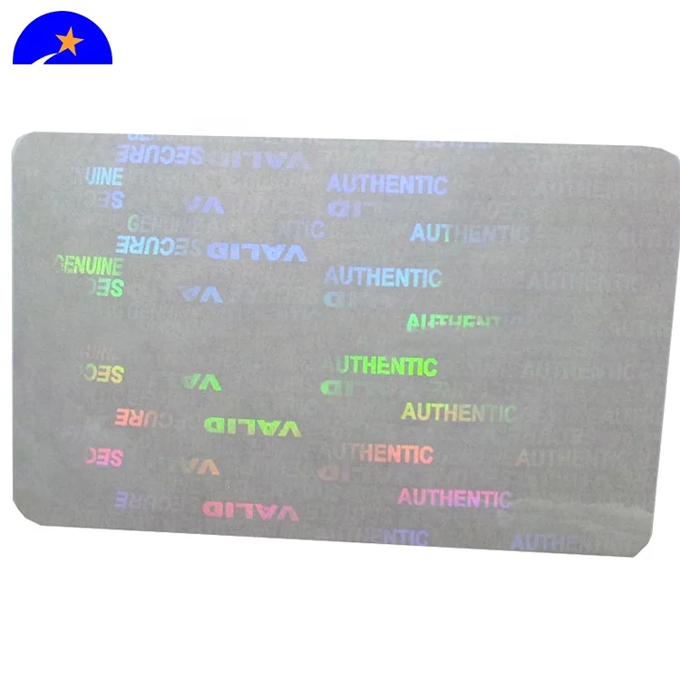 Hologram Stickers For Id Cards