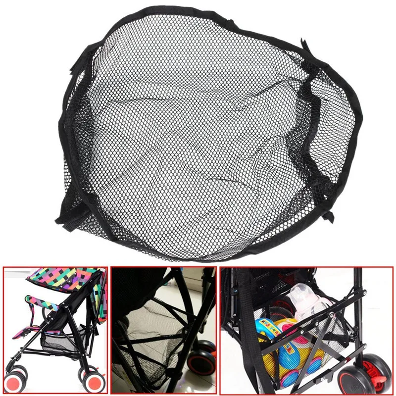 2019 Whole Universal Under Storage Net Bag For Buggy Baby Stroller Pram Organizer Diaper Umbrella Bottle Toys Bags F20 From Bradle