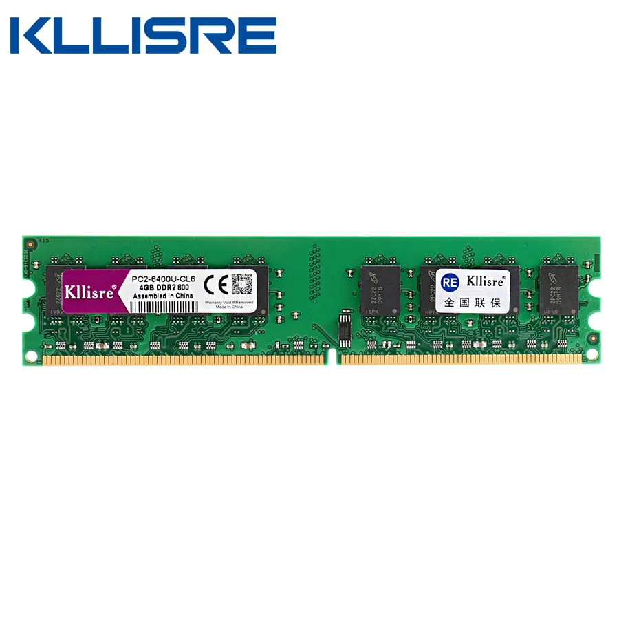 Kllisre Ram Ddr2 4gb 800 Mhz Pc2-6400 240pin Memory Dimm Just For 