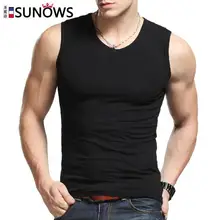 Fashion Brand Men’s 100% Cotton O-Neck Tank Tops Summer Male Sleeveless V-Neck Vest 2015 Casual Gilet White / Gray / Black