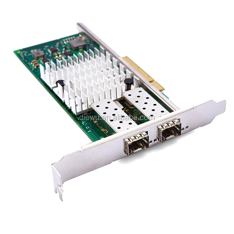 Lan nic. X520 dp 10gb da/SFP+ Full. 82599 10 Gigabit Dual Port Backplane connection. 82599es 10-Gigabit SFI/SFP+. Network Optical Card 10gb 8 Port.