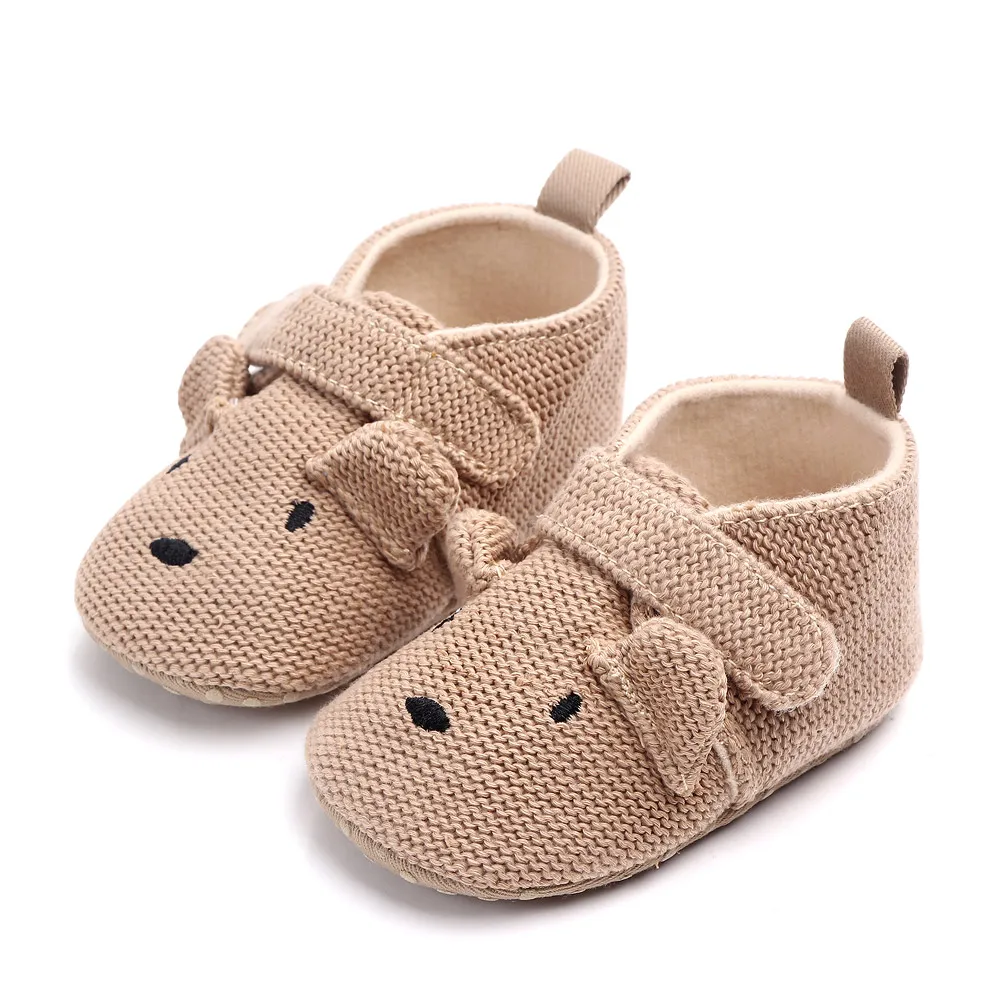 Hot selling soft sole crochet baby newborn infant shoes