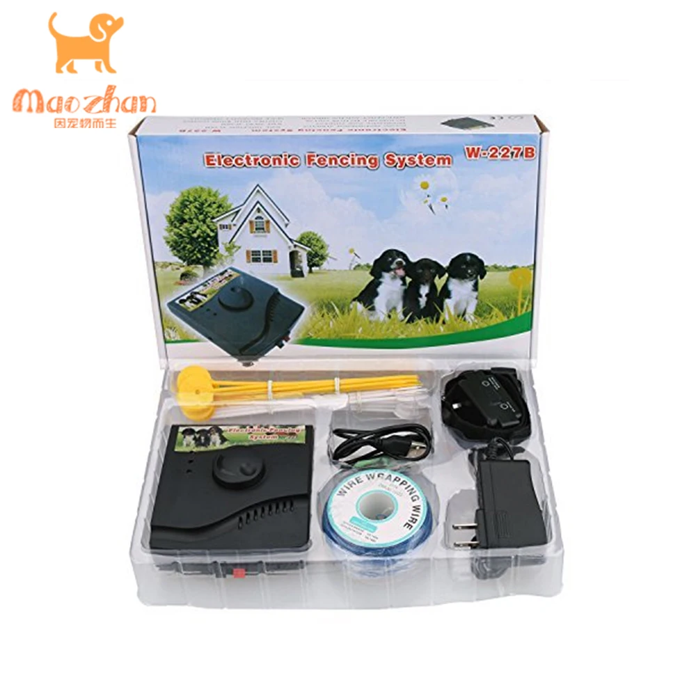 Clôture Électrique Sans Fil Invisible Pour Chien,Télécommandée Au 