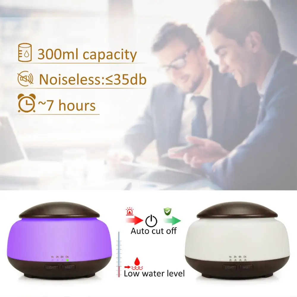 300ml Essential Oil Diffuser Cool Mist Ultrasonic Humidifier for Bathtub Sex Hot Tub Massage Spa, Casino