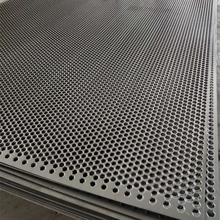 3mm Hole x 5mm Pitch x 1mm Thick Perforated Mesh Sheet 3mm Stainless Steel 