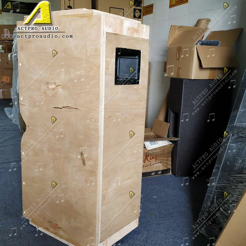 Professional Dual 12 Inch Line Array Peaker 1100W Powered Audio System ACTPRO AUDIO