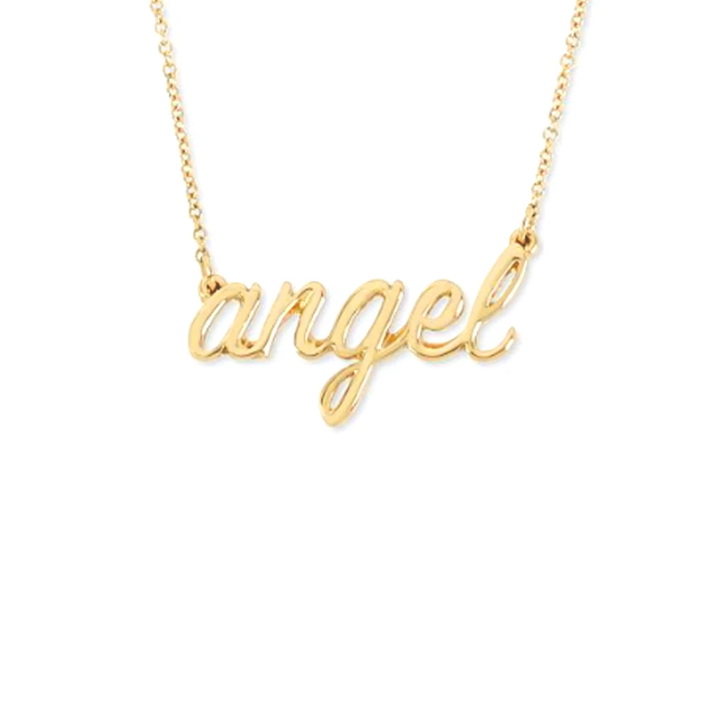 angel word cursive
