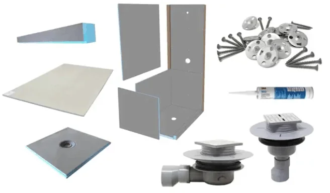 Floor Level Foam Based Shower Pan Shower Base