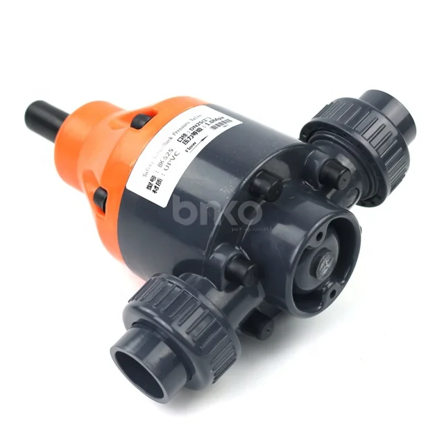 PVC DN25 Drukvacuum Reliable Water Pressure Relief Valve
