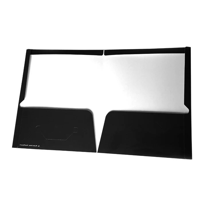 
 Бумажная папка с зажимами и принтом на заказ  