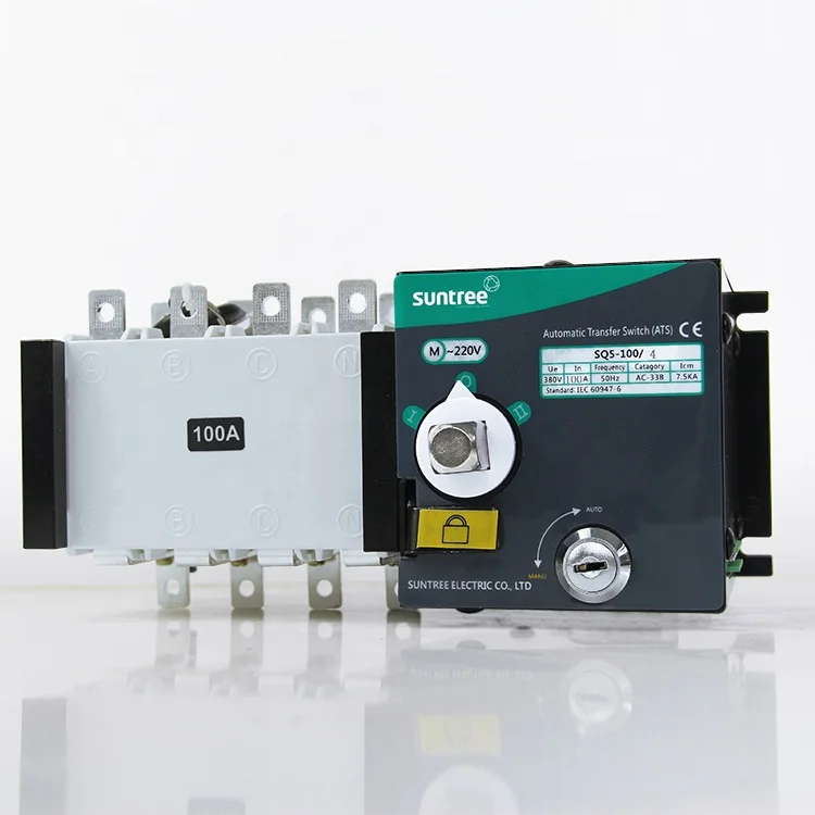 400A трехфазный автоматический переключатель ATS ручные