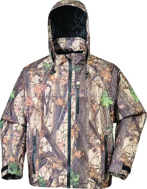 camouflage raincoat
