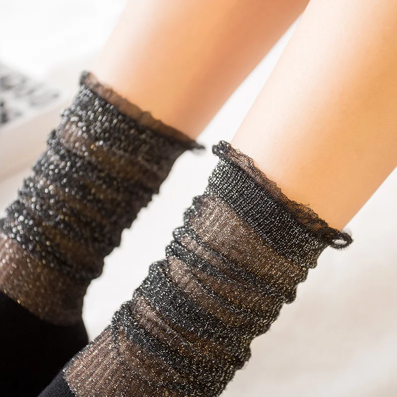 Ladies transparent sheer women japanese stockings sexy pantyhose tights