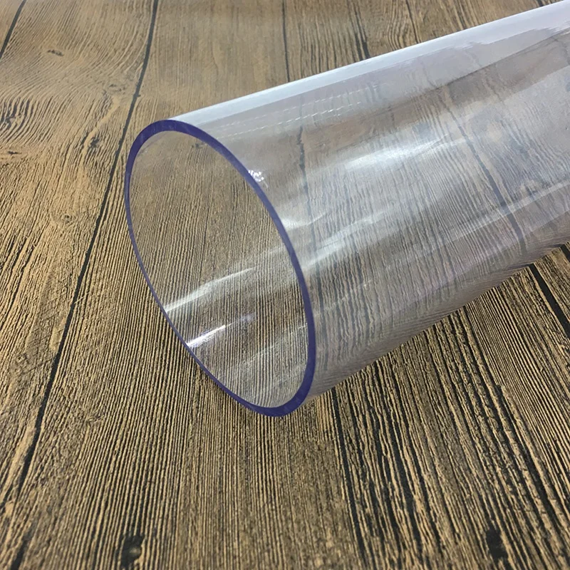 Plastic Transparent Pipe Rigid Polycarbonate Round Tube Clear High Impact for Lighting Models Water Plumbing