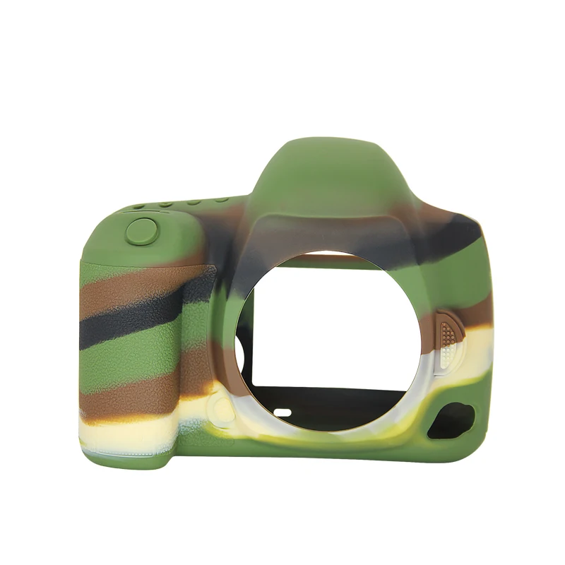 Прочные Модные корпус камеры кремния силиконовый Цифровая камера протектор чехол для Canon 5D-4