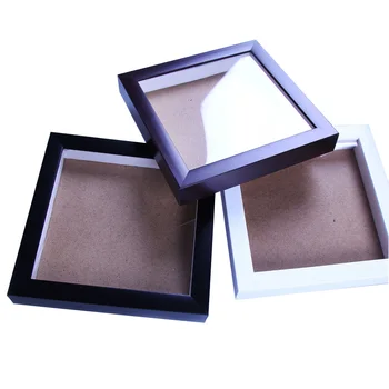 Wholesale Hot PS Black or White Shadow Box Photo Picture Frames Made in China