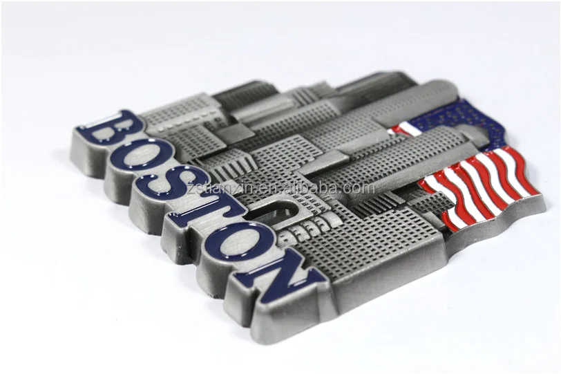 Флаг США Bston сувенирный металлический магнит на холодильник