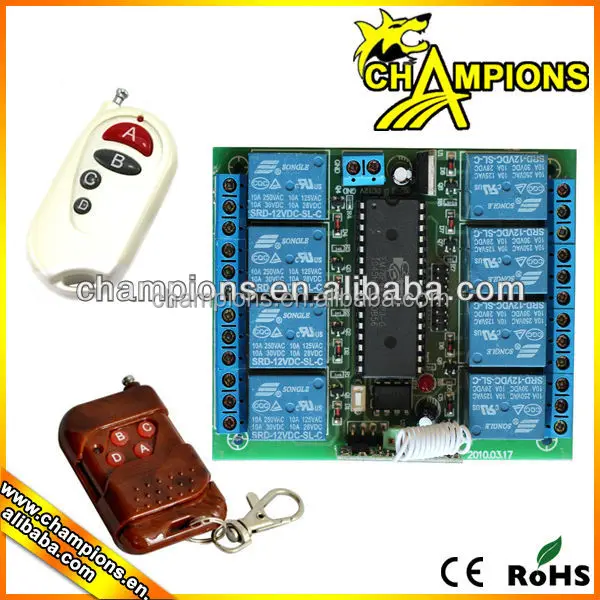 Многоканальный беспроводной пульт дистанционного управления контроллер переключатель для автоматизации двери/ворота AG-C803