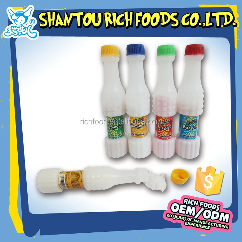 Small Cola Bottle with Sour Powder Candy