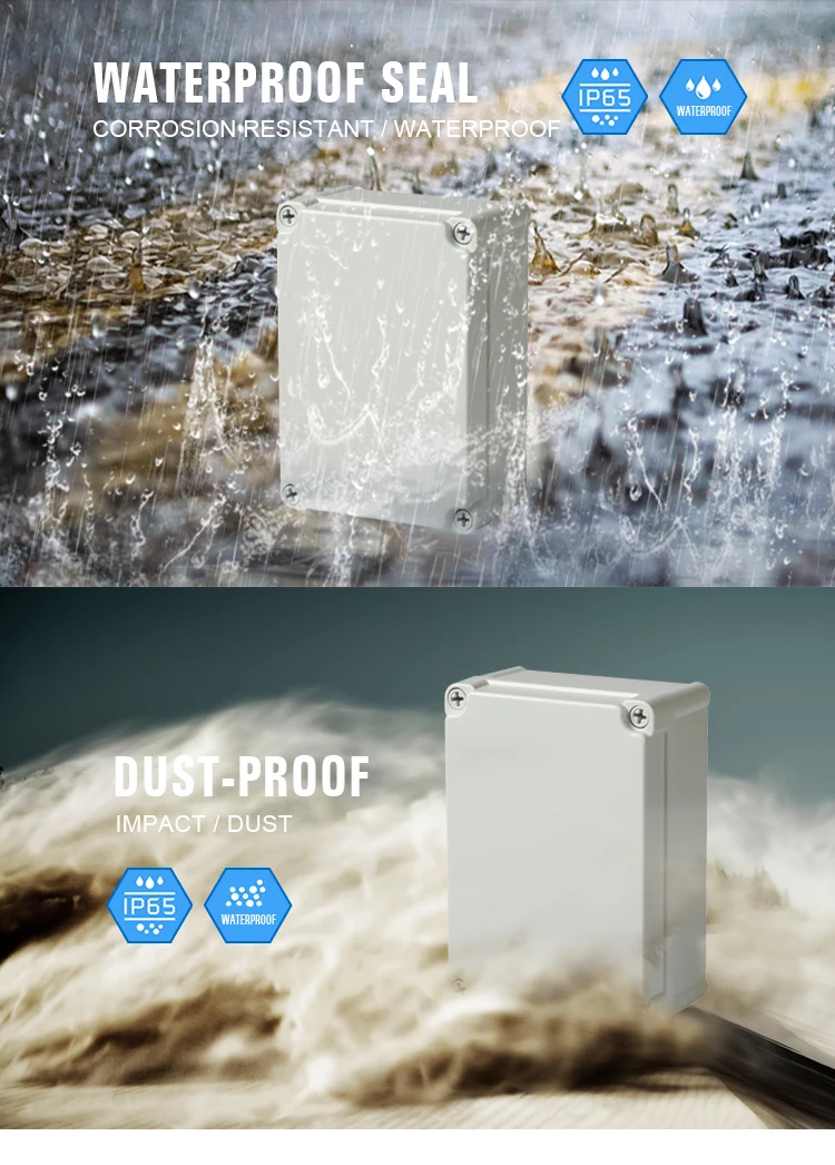 CNPNJI Manufacturer IP68 Waterproof Junction Box Electrical Plastic Box
