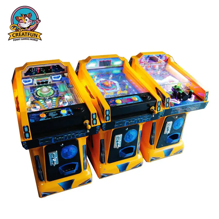 Indoor Coin Operated Arcade Game Machines Children Pinball Machine for Sale