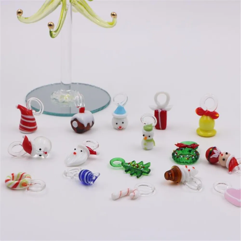 Special DIY HandBlown Lampwork Glass Tree for Christmas Ornaments
