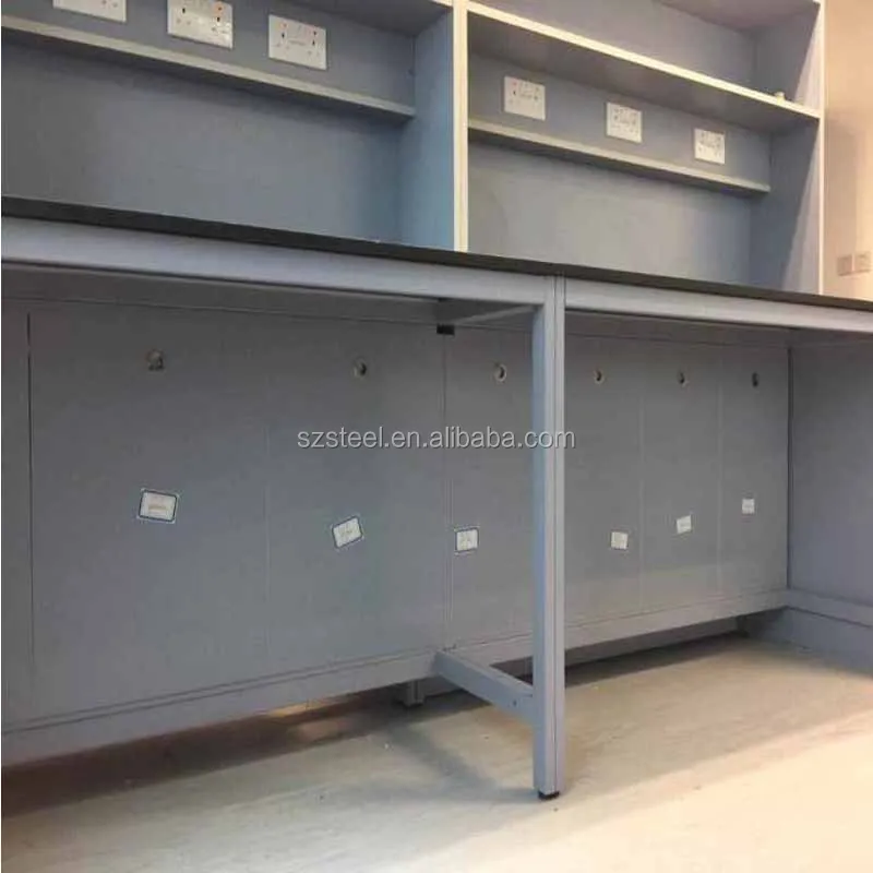 Modern Laboratory Work Bench Durable Lab Table Price With Cabinet