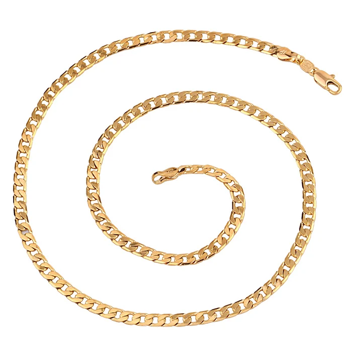 popular jewelry simple design hip hop style golden chain