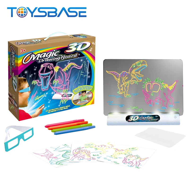 3d Magic Drawing Board Toy - Battery 