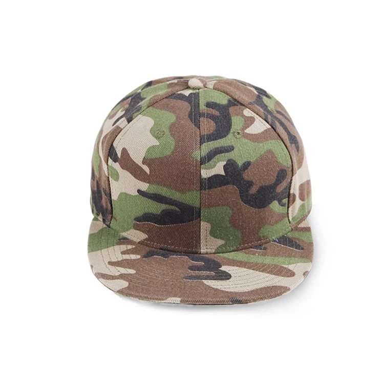 Плоский Брим камуфляжная Снэпбэк кепки шапки бейсболки 6 панели для улицы Спортивная с капюшон в стиле