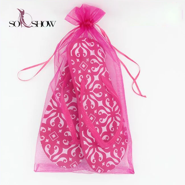 custom printed organza bolsas