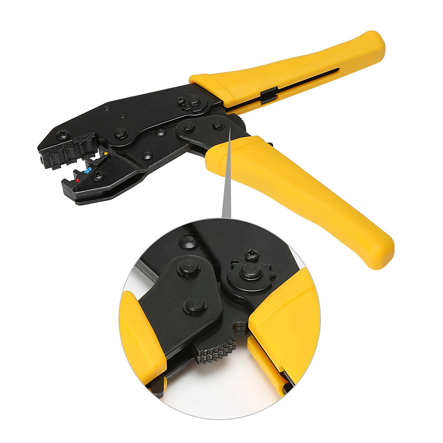 High Carbon Stainless Steel Terminal Crimping Tools with Serrated Jaw Surface Customizable OEM Crimper Tools