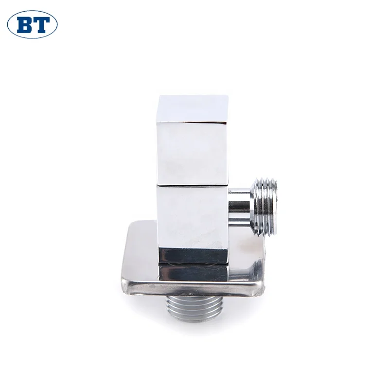 BT3024  Best seller chrome plated 3-way brass angle valve