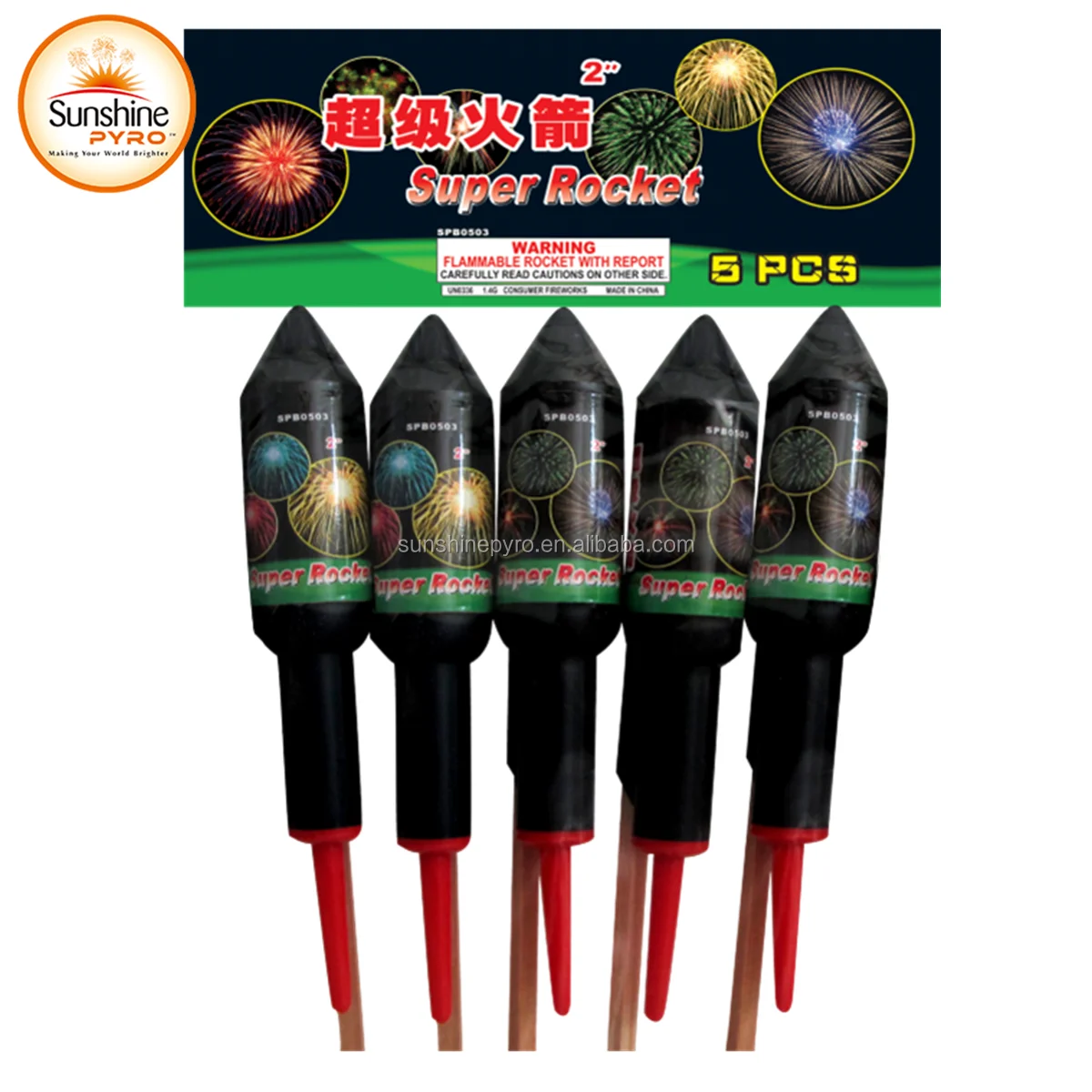 Kr100 Gold Crackling Assorted Rocket Fireworks Pack Buy Firework