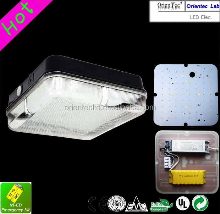 square led emergency bulkhead