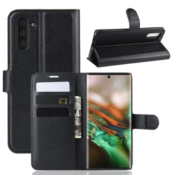 For Samsung Galaxy Note 10 Shockproof and waterproof Case Back Wallet Cellphone Cover Phone Leather Cases